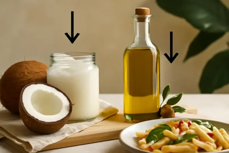 Olio di cocco o d’oliva? Scopri quale usare per ricette sane e digeribili ogni giorno
